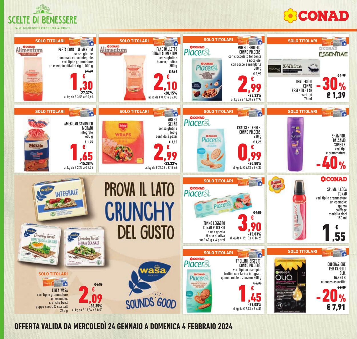 Volantino Conad 24.01.2024 - 04.02.2024