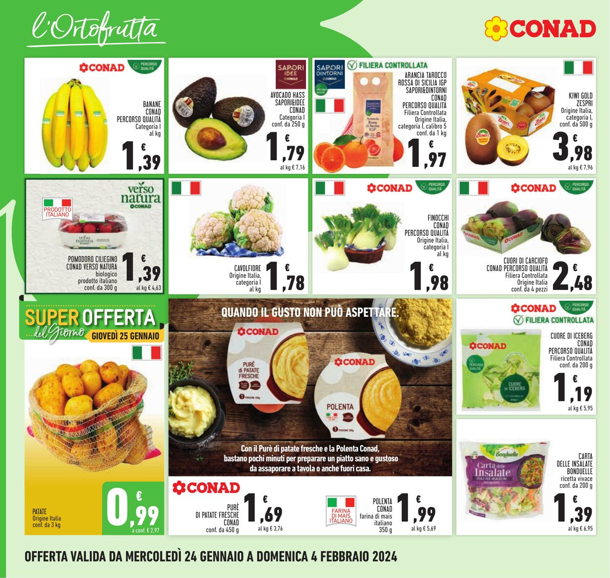 Volantino Conad 24.01.2024 - 04.02.2024