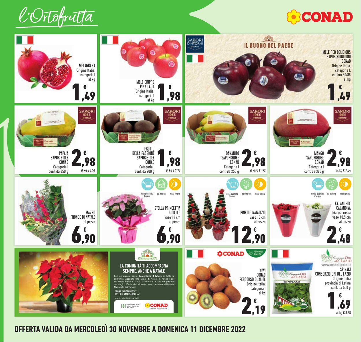 Volantino Conad 30.11.2022 - 11.12.2022