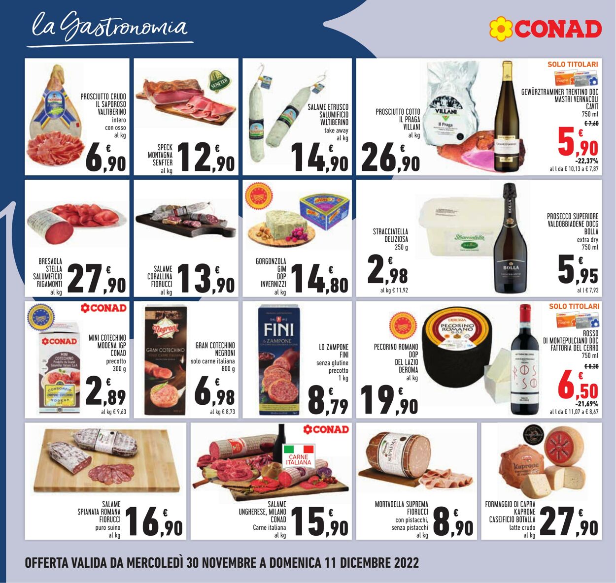 Volantino Conad 30.11.2022 - 11.12.2022