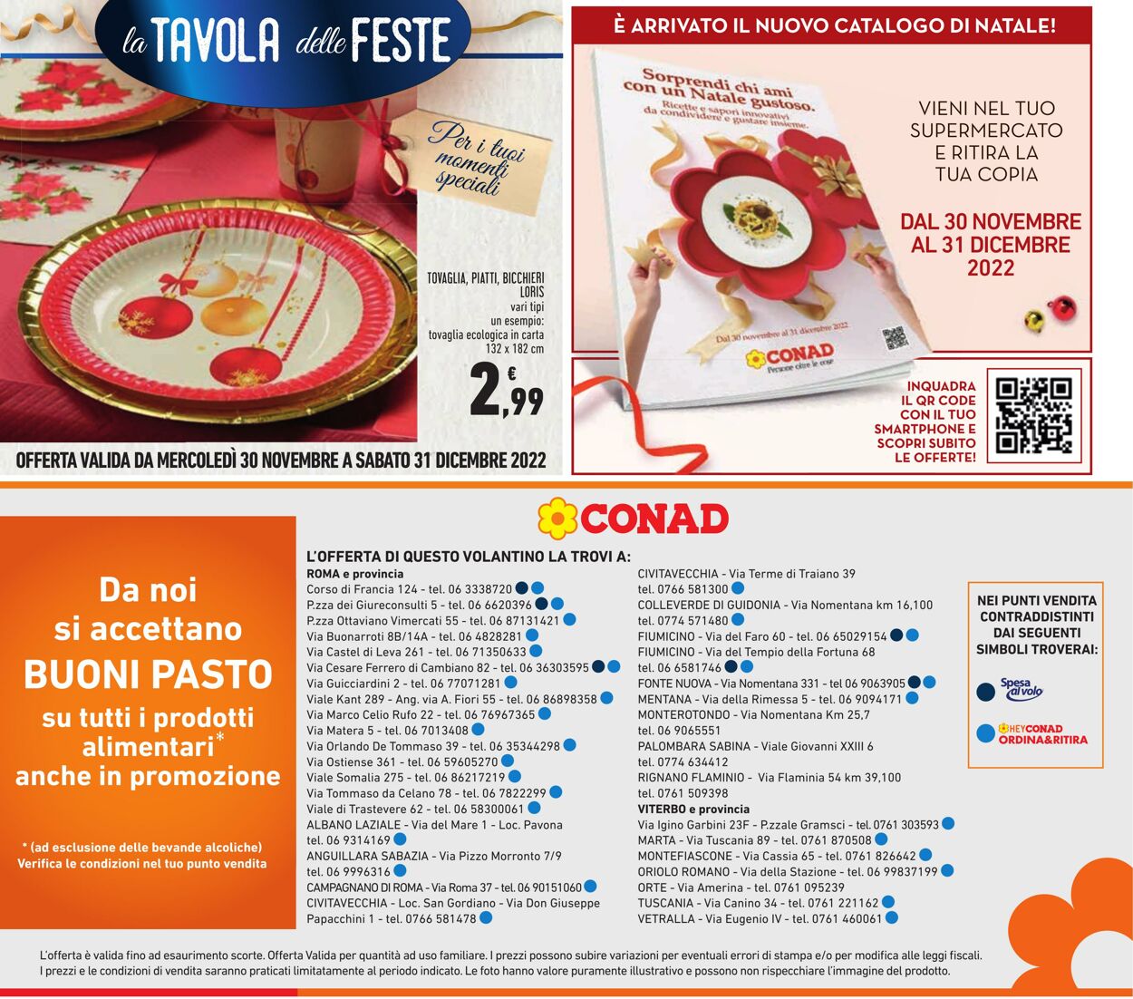 Volantino Conad 30.11.2022 - 11.12.2022