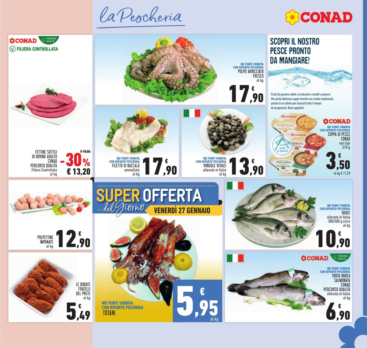 Volantino Conad 18.01.2023 - 29.01.2023