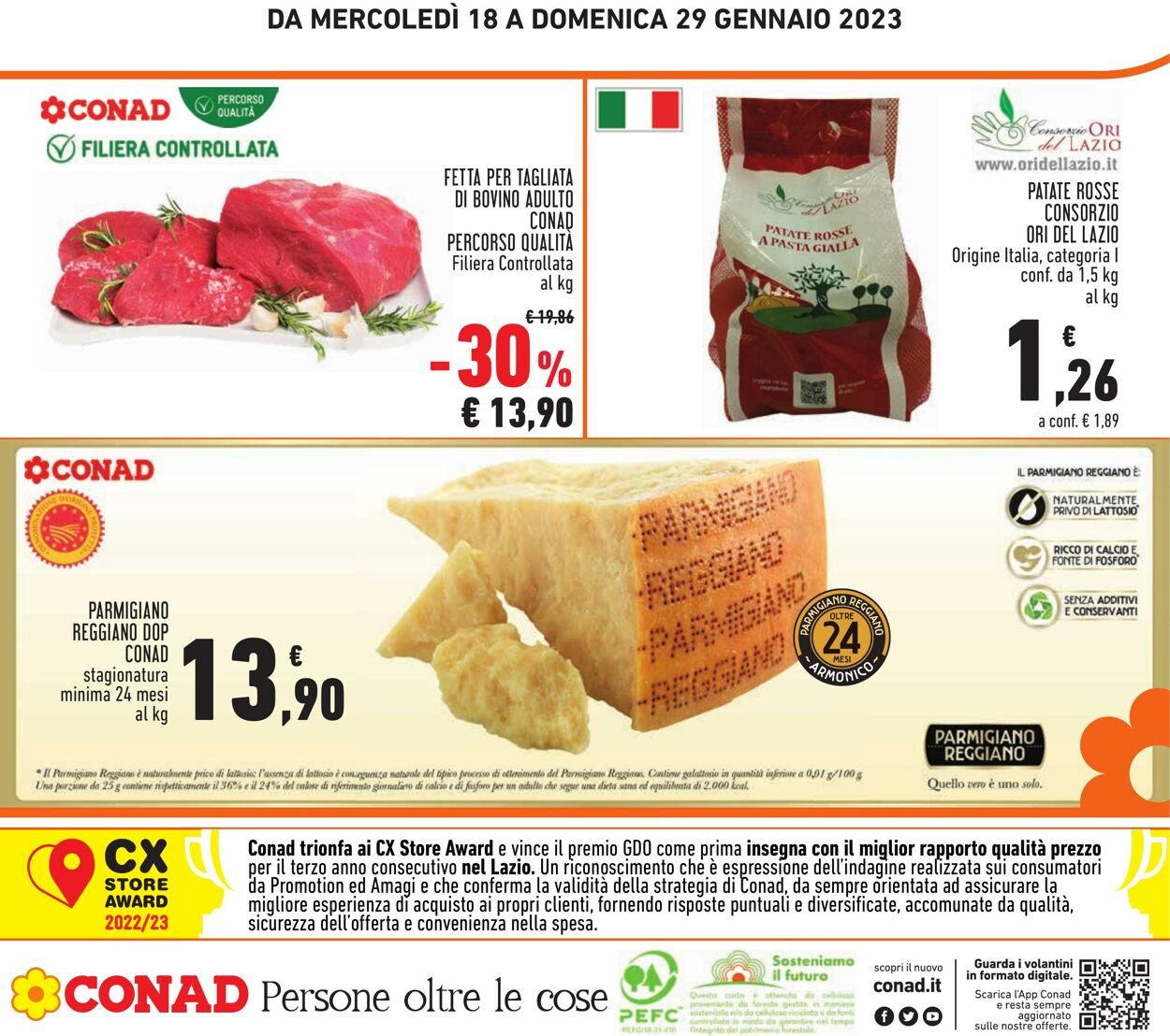 Volantino Conad 18.01.2023 - 29.01.2023