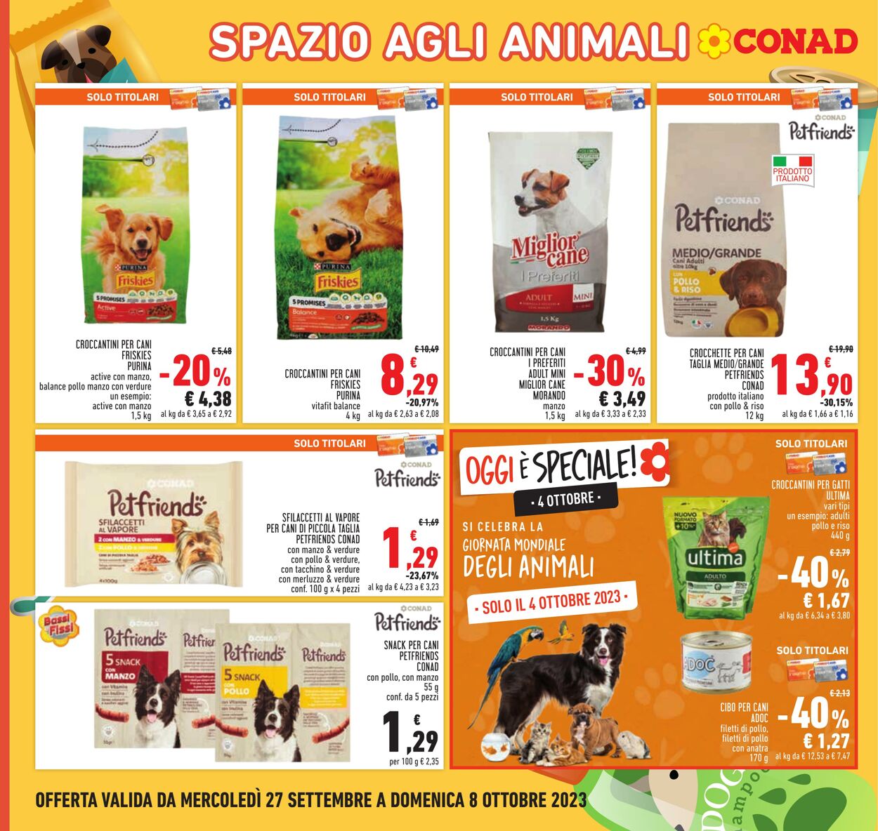 Volantino Conad 27.09.2023 - 08.10.2023