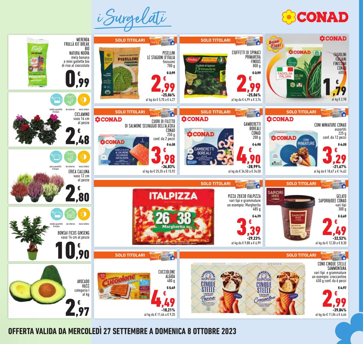 Volantino Conad 27.09.2023 - 08.10.2023