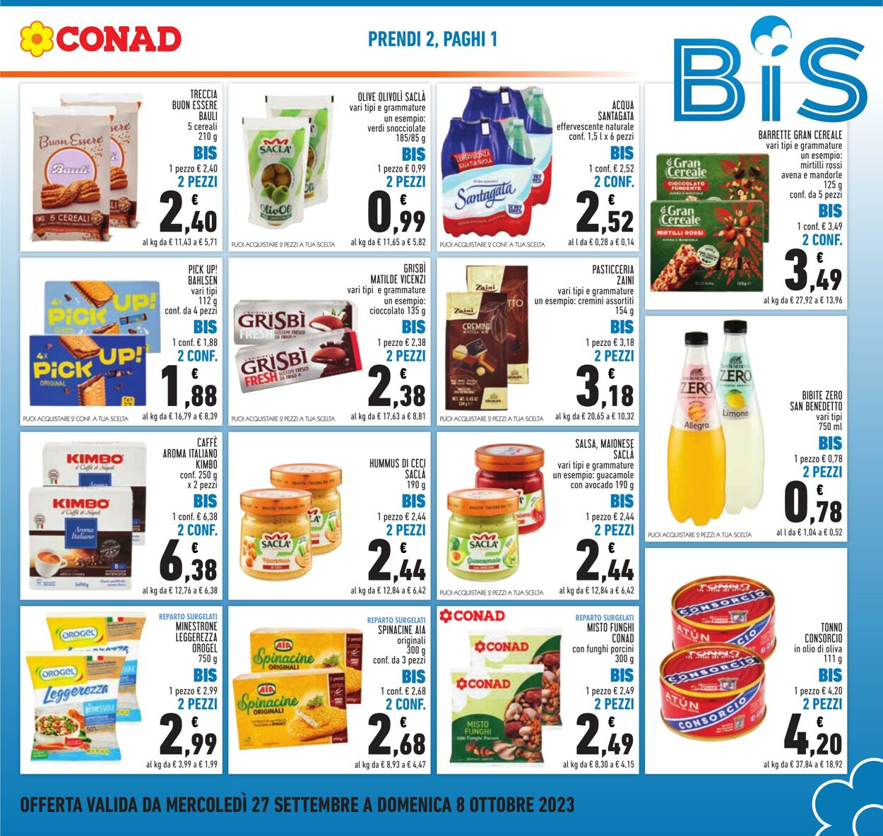 Volantino Conad 27.09.2023 - 08.10.2023