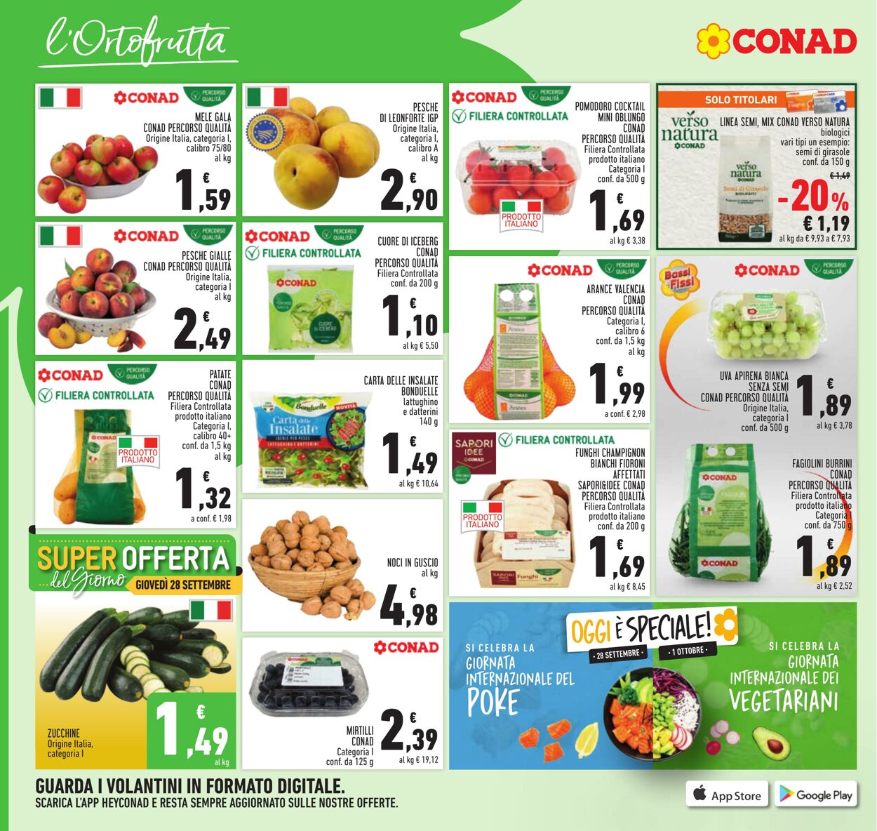 Volantino Conad 27.09.2023 - 08.10.2023