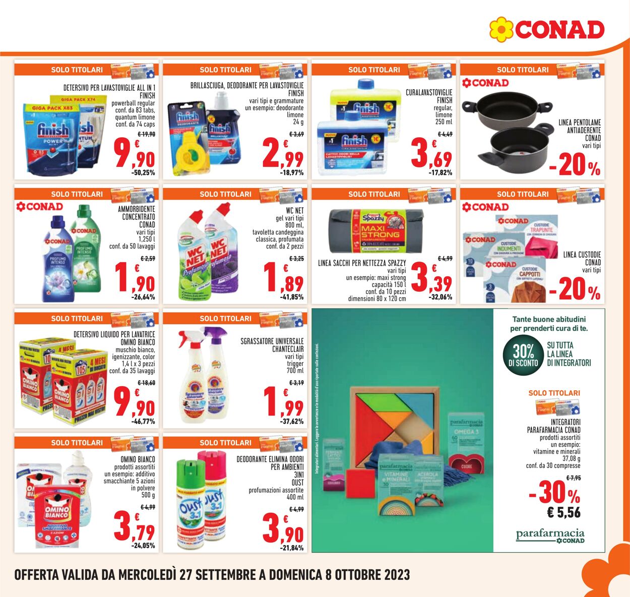 Volantino Conad 27.09.2023 - 08.10.2023