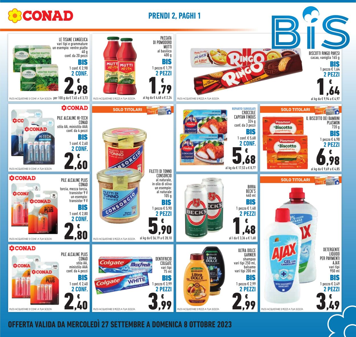 Volantino Conad 27.09.2023 - 08.10.2023