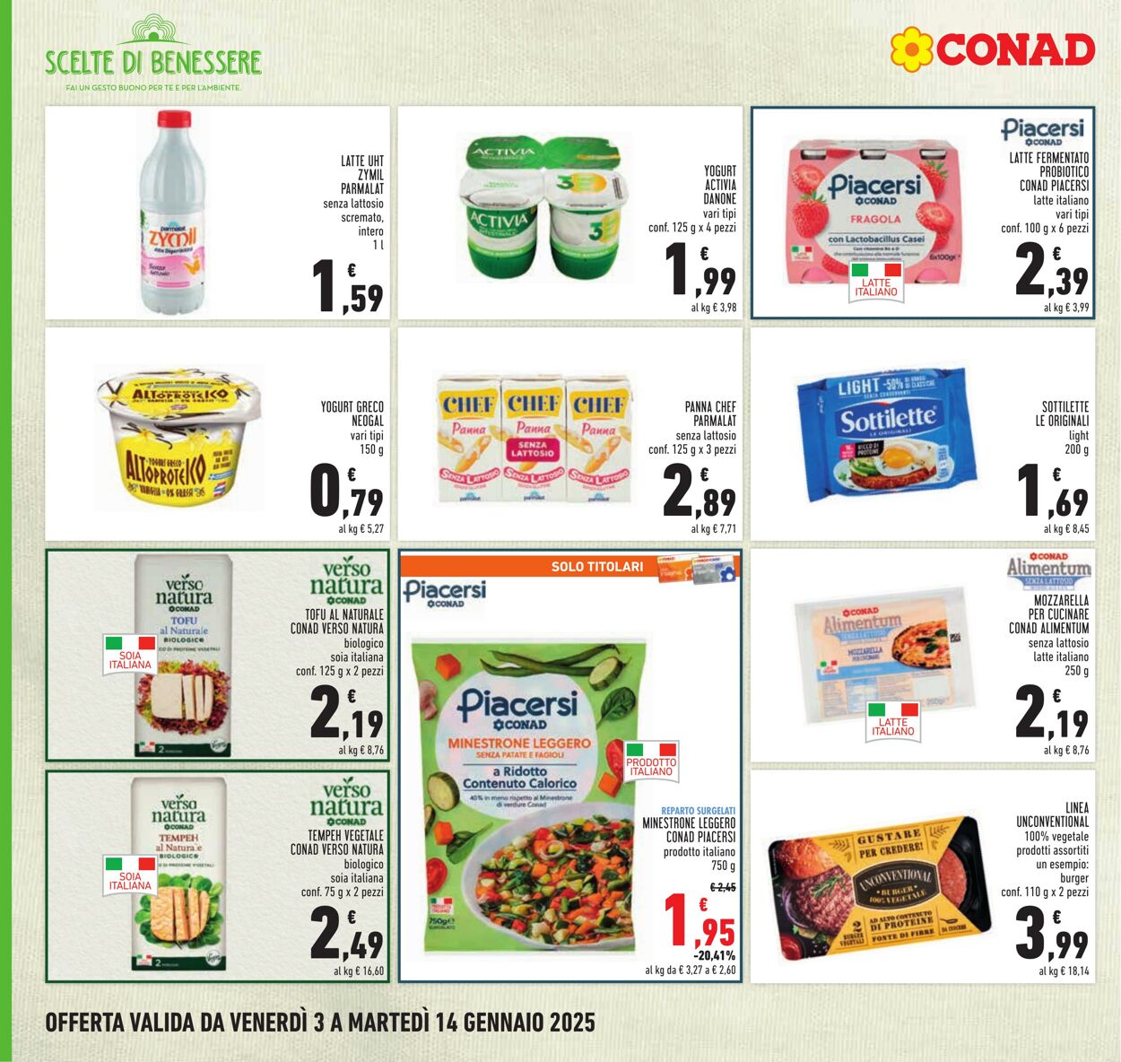 Volantino Conad 03.01.2025 - 14.01.2025