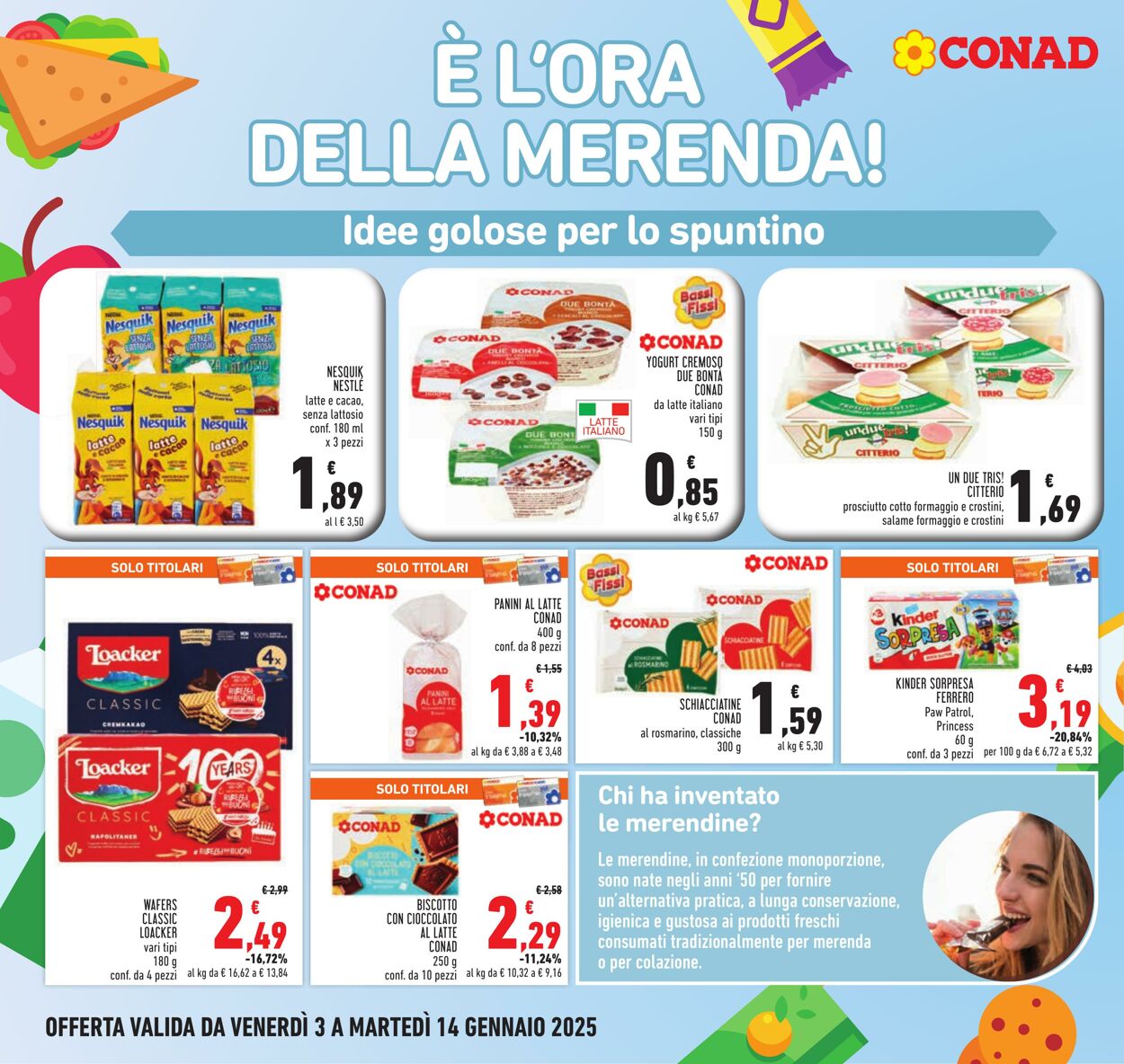 Volantino Conad 03.01.2025 - 14.01.2025