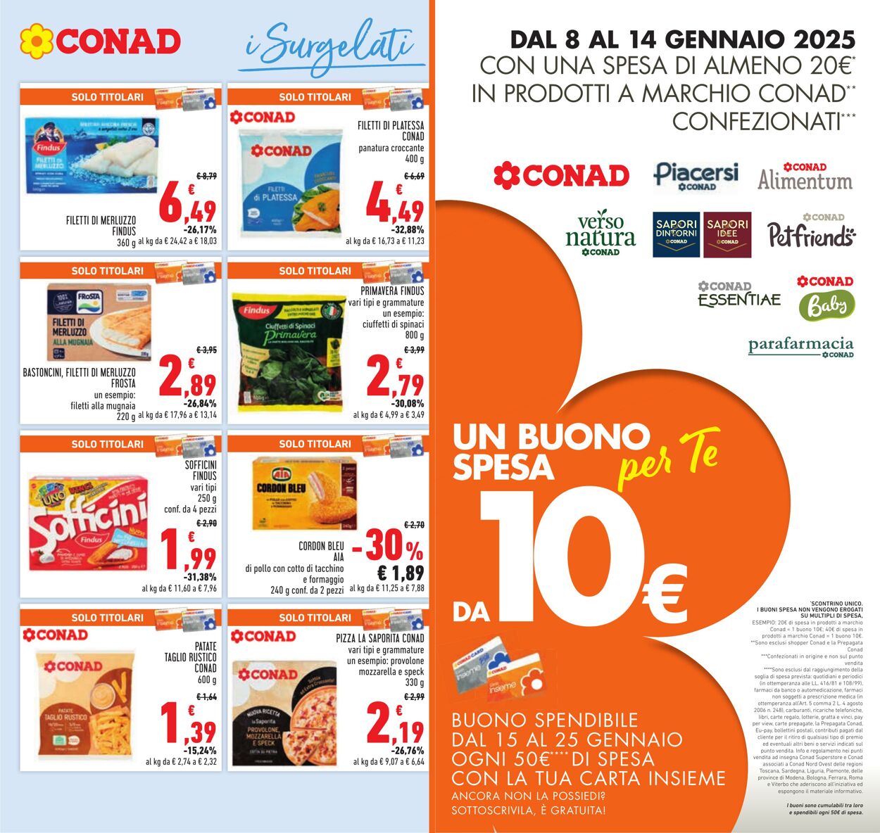 Volantino Conad 03.01.2025 - 14.01.2025