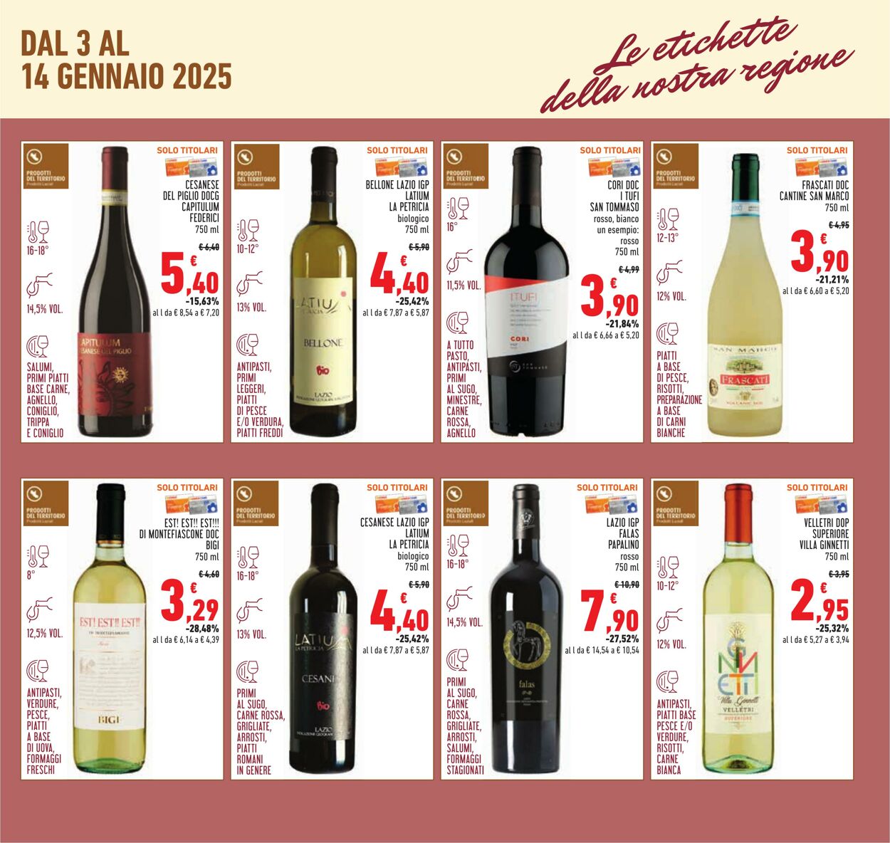 Volantino Conad 03.01.2025 - 14.01.2025