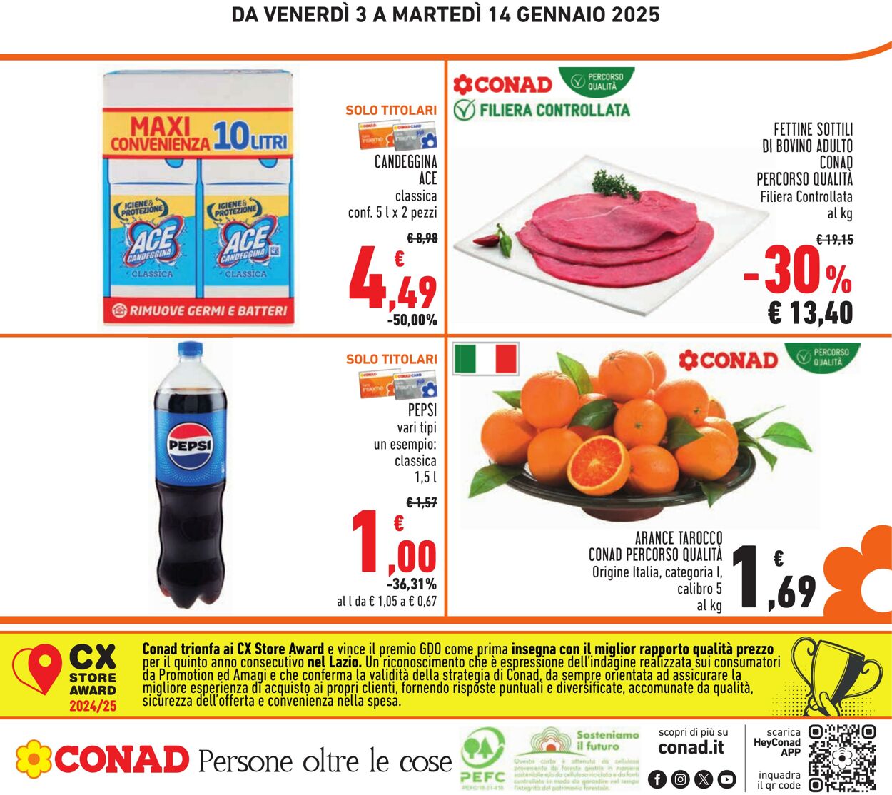 Volantino Conad 03.01.2025 - 14.01.2025