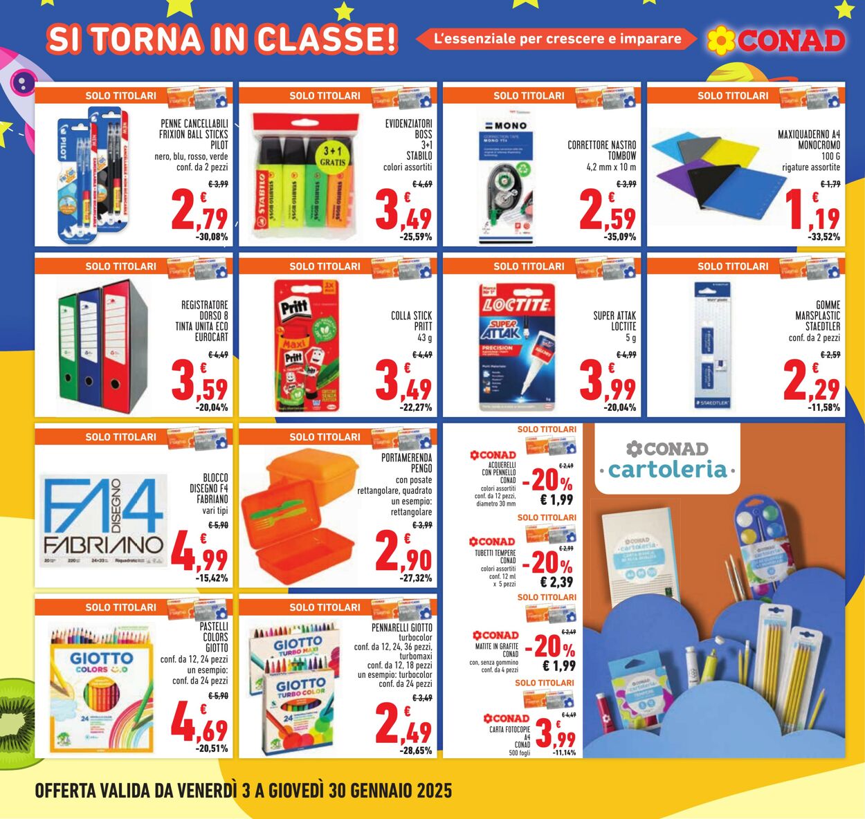 Volantino Conad 03.01.2025 - 14.01.2025