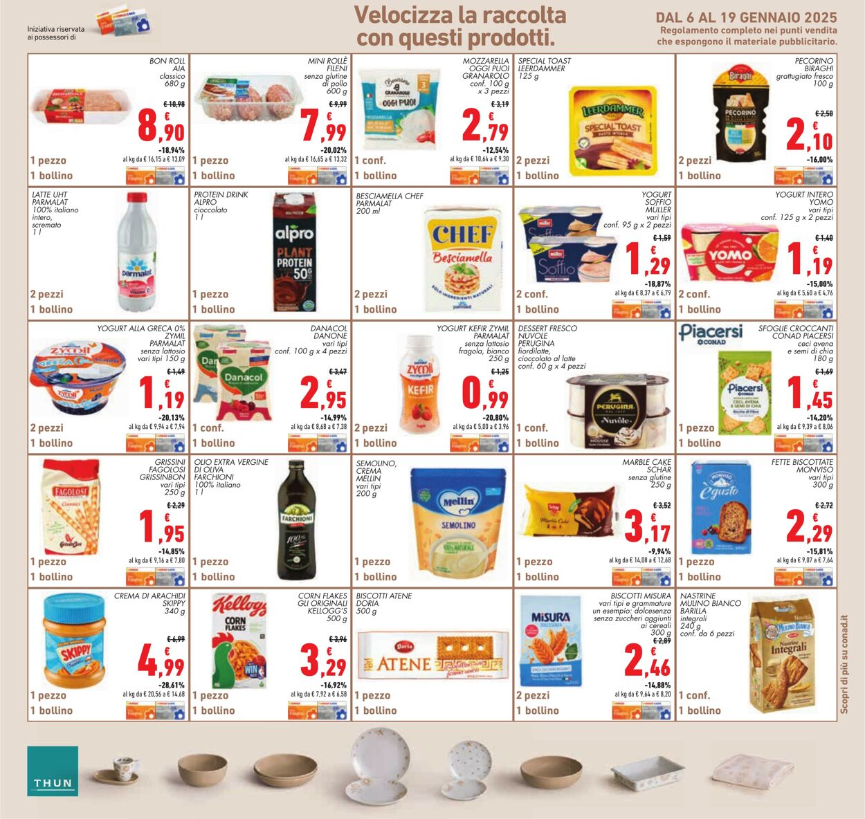 Volantino Conad 03.01.2025 - 14.01.2025