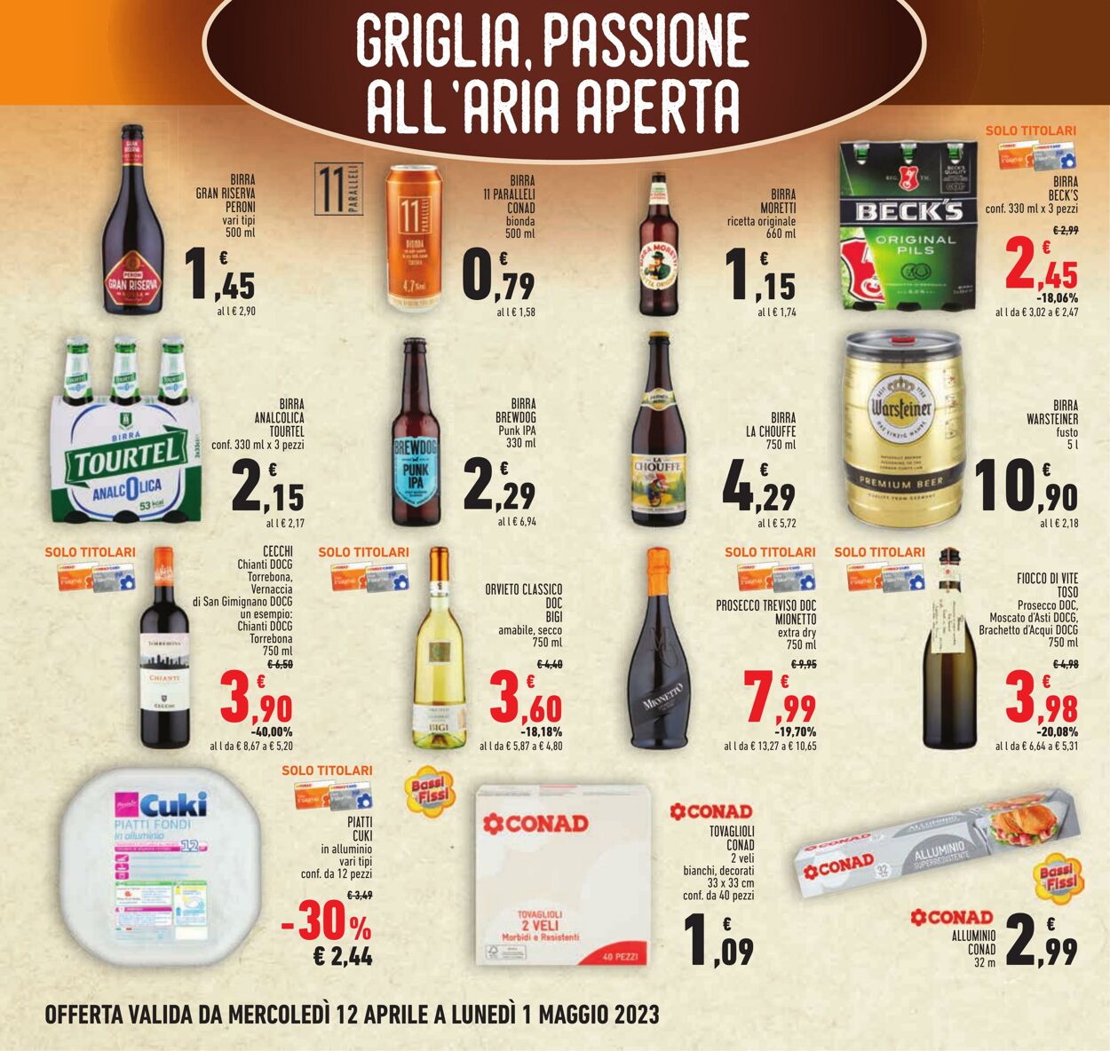 Volantino Conad 12.04.2023 - 23.04.2023