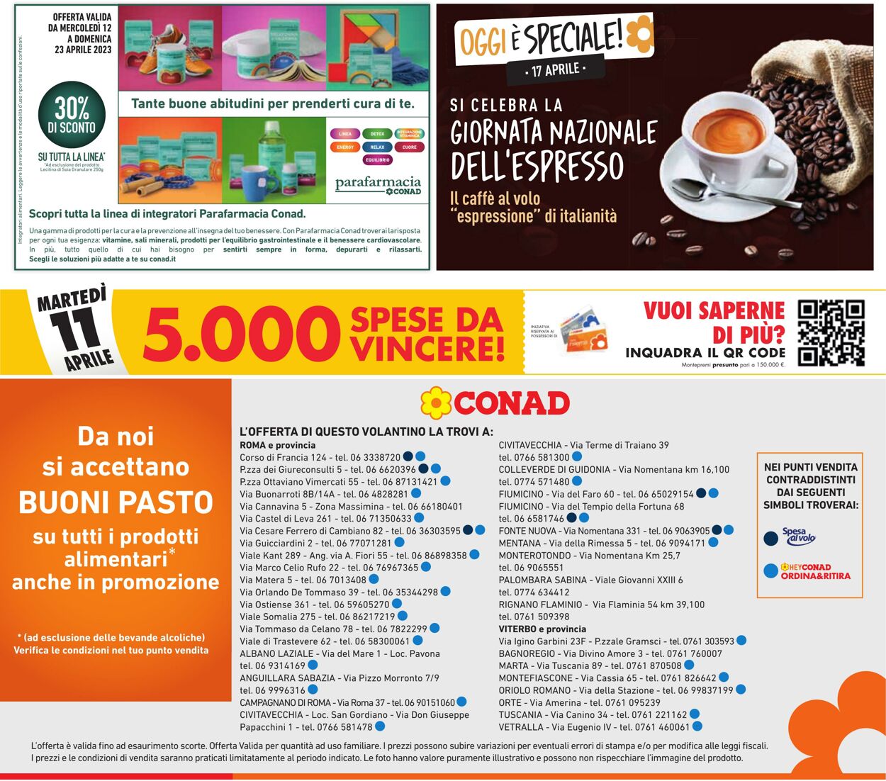 Volantino Conad 12.04.2023 - 23.04.2023