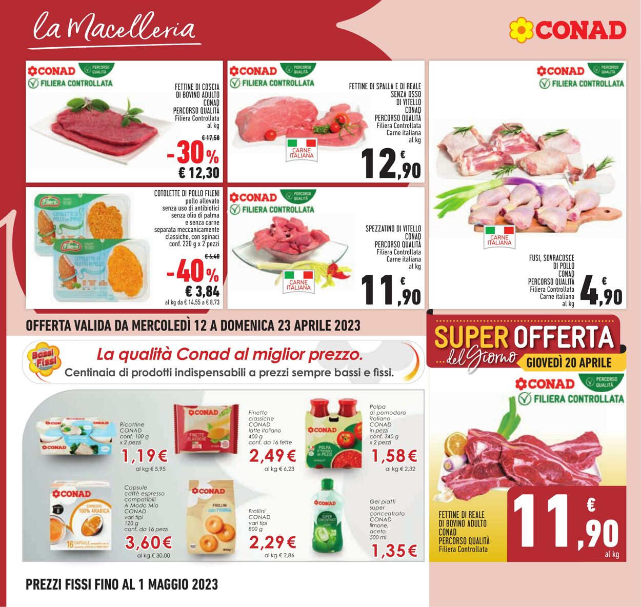 Volantino Conad 12.04.2023 - 23.04.2023