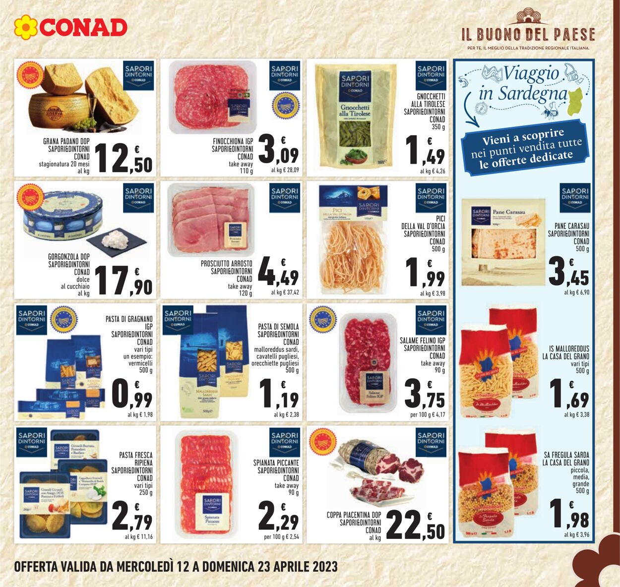 Volantino Conad 12.04.2023 - 23.04.2023