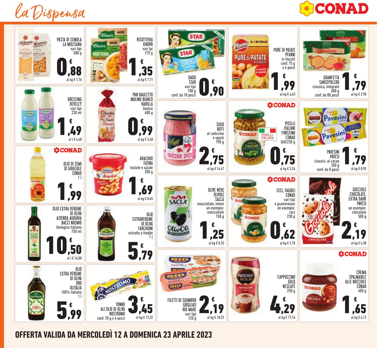 Volantino Conad 12.04.2023 - 23.04.2023