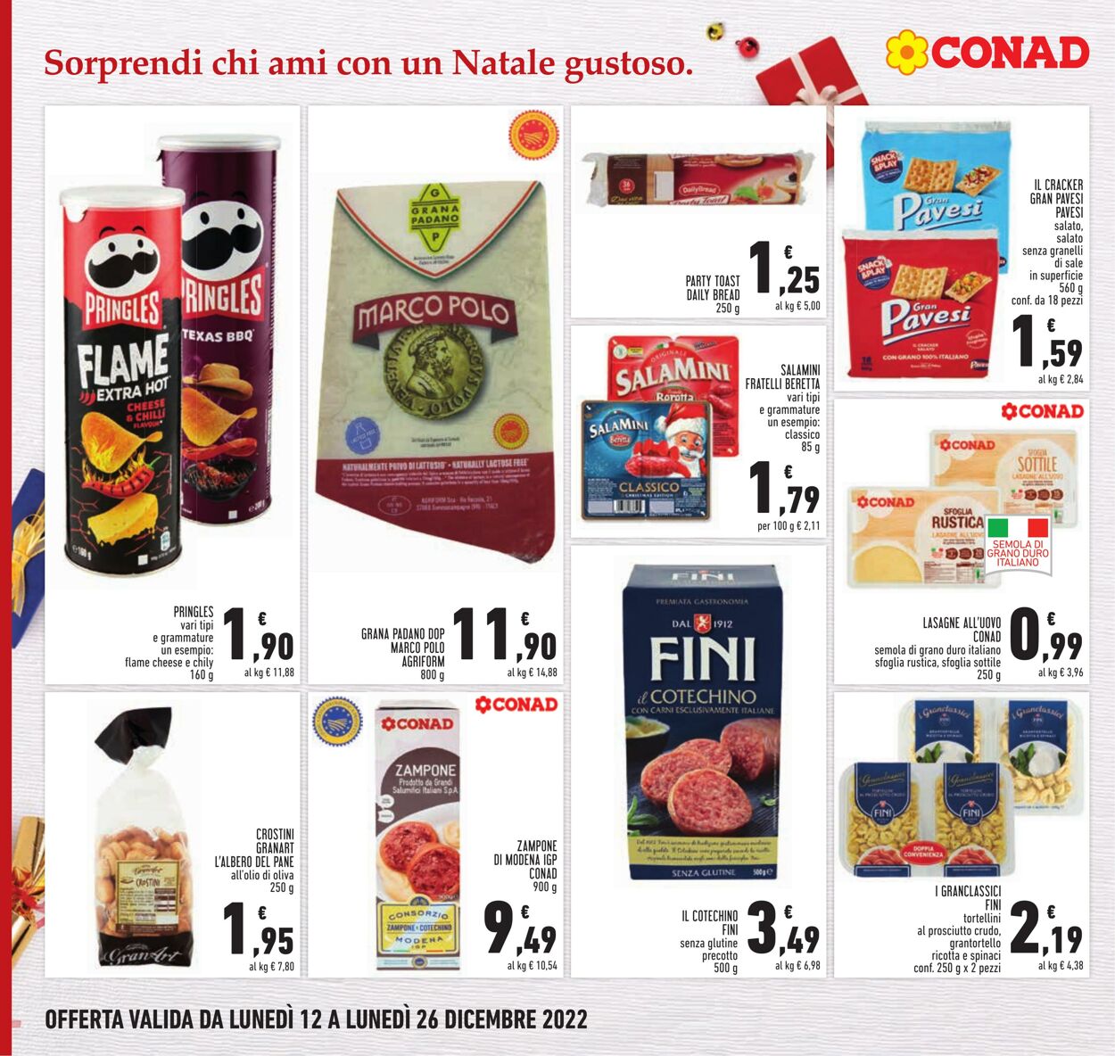 Volantino Conad 12.12.2022 - 26.12.2022