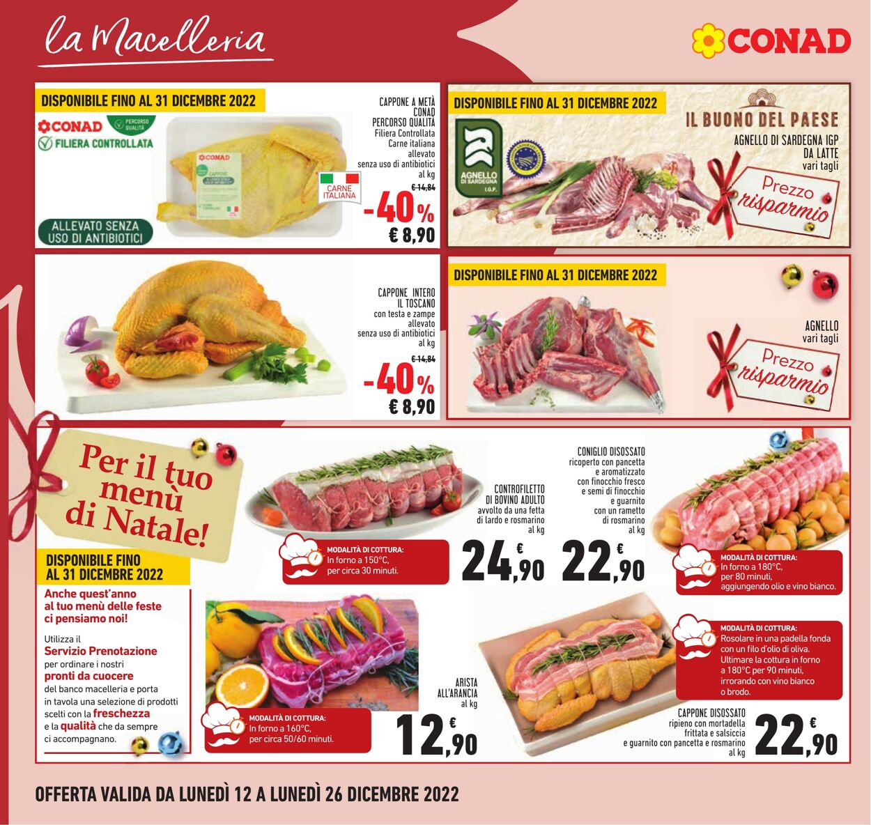 Volantino Conad 12.12.2022 - 26.12.2022