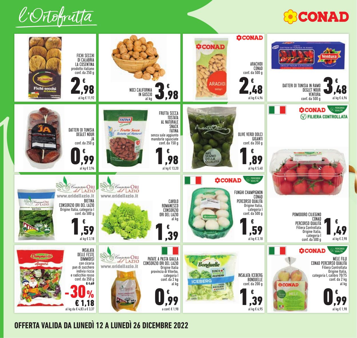 Volantino Conad 12.12.2022 - 26.12.2022