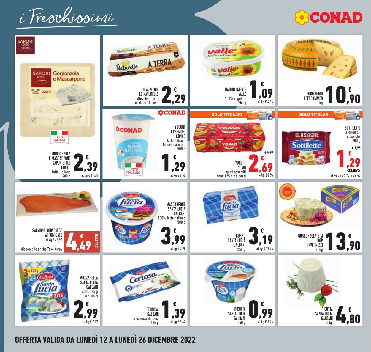 Volantino Conad 12.12.2022 - 26.12.2022