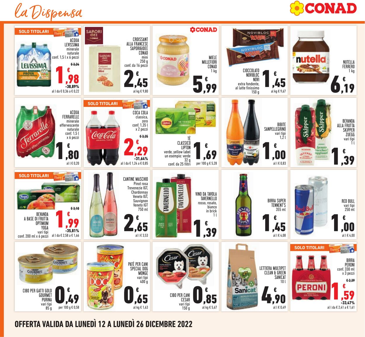 Volantino Conad 12.12.2022 - 26.12.2022