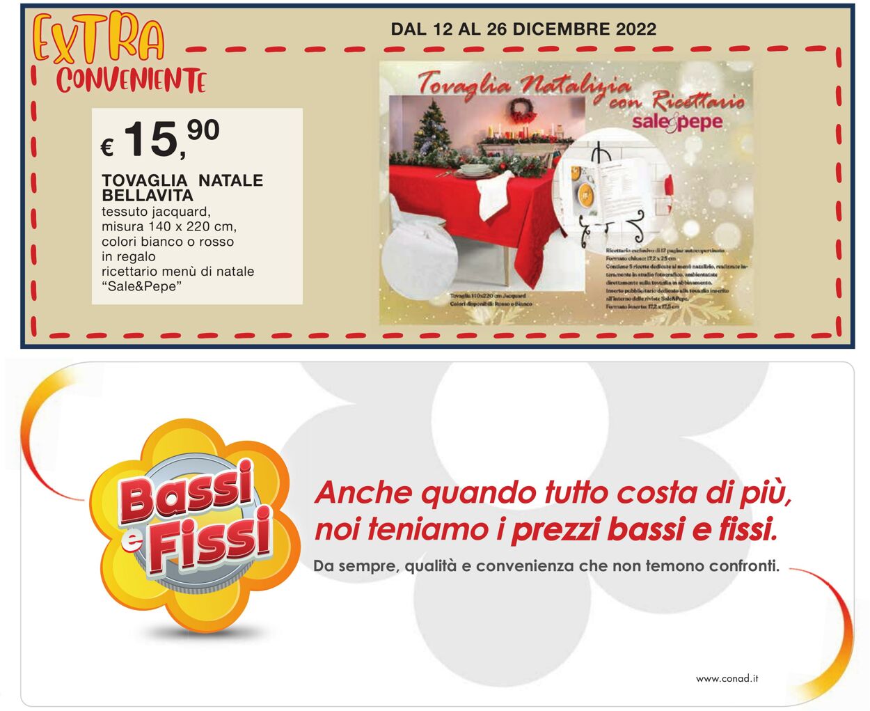 Volantino Conad 12.12.2022 - 26.12.2022