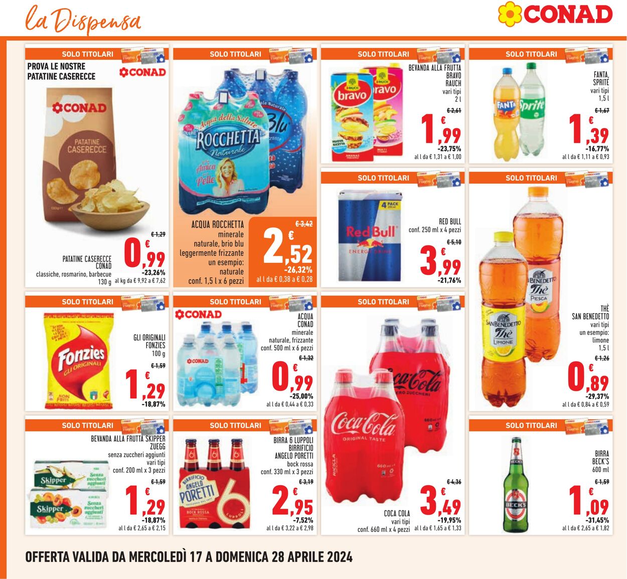 Volantino Conad 17.04.2024 - 28.04.2024