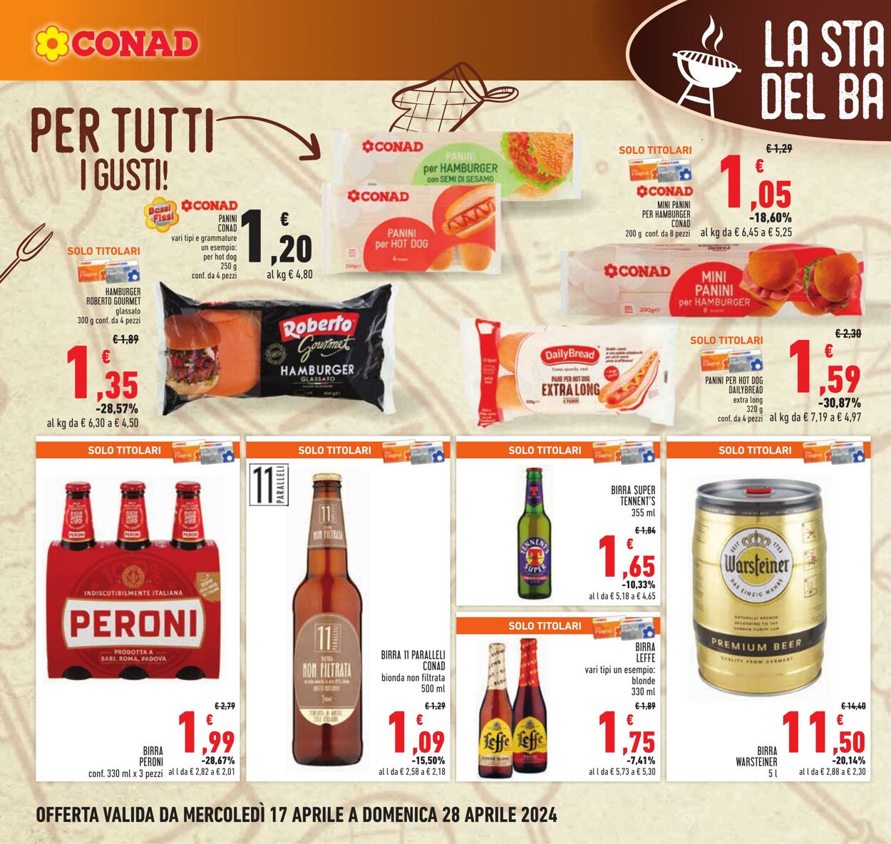 Volantino Conad 17.04.2024 - 28.04.2024