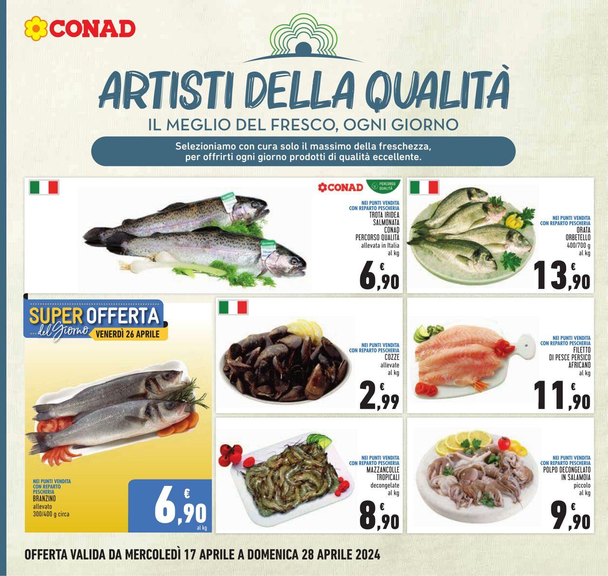 Volantino Conad 17.04.2024 - 28.04.2024