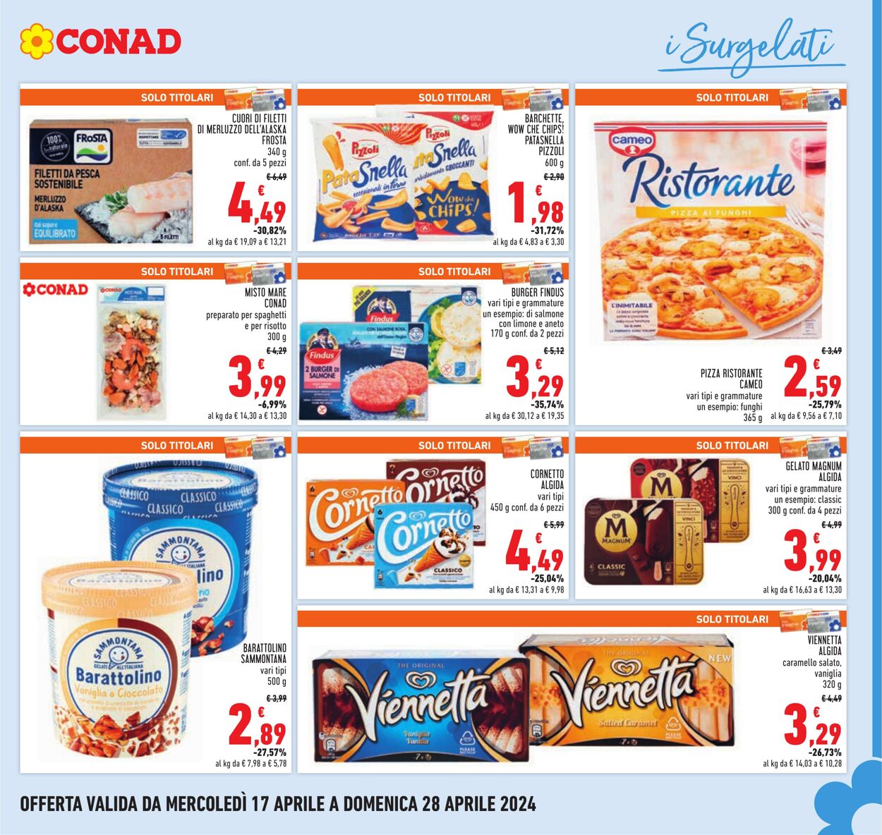 Volantino Conad 17.04.2024 - 28.04.2024