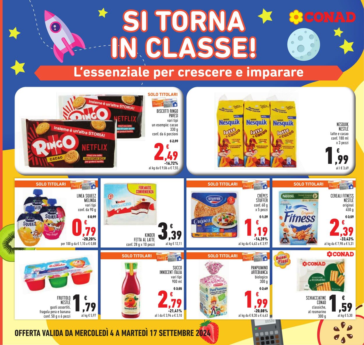 Volantino Conad 04.09.2024 - 17.09.2024