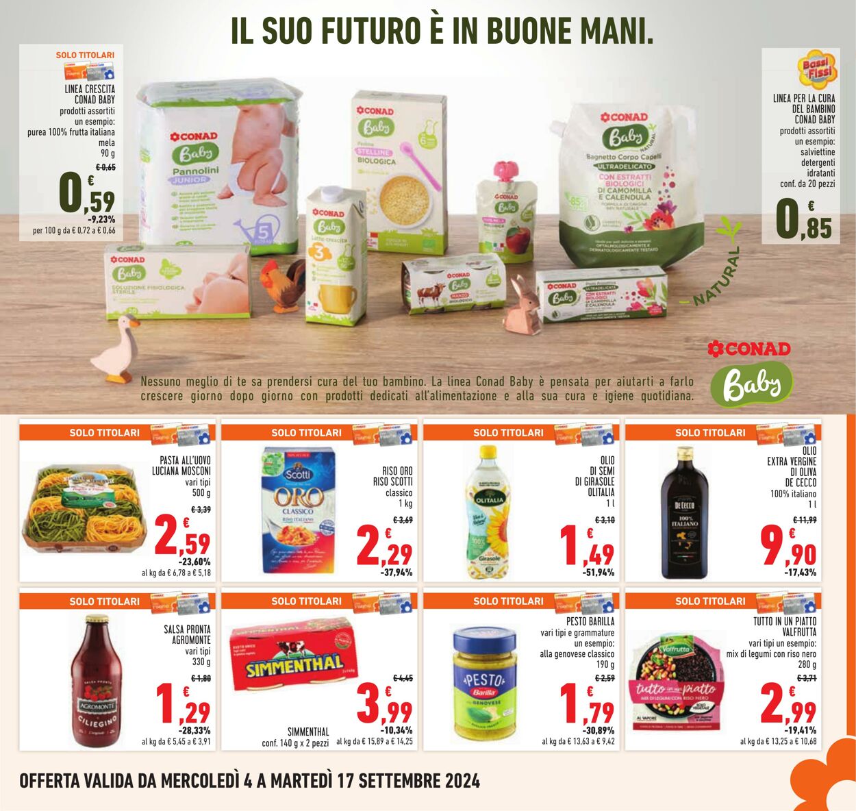 Volantino Conad 04.09.2024 - 17.09.2024