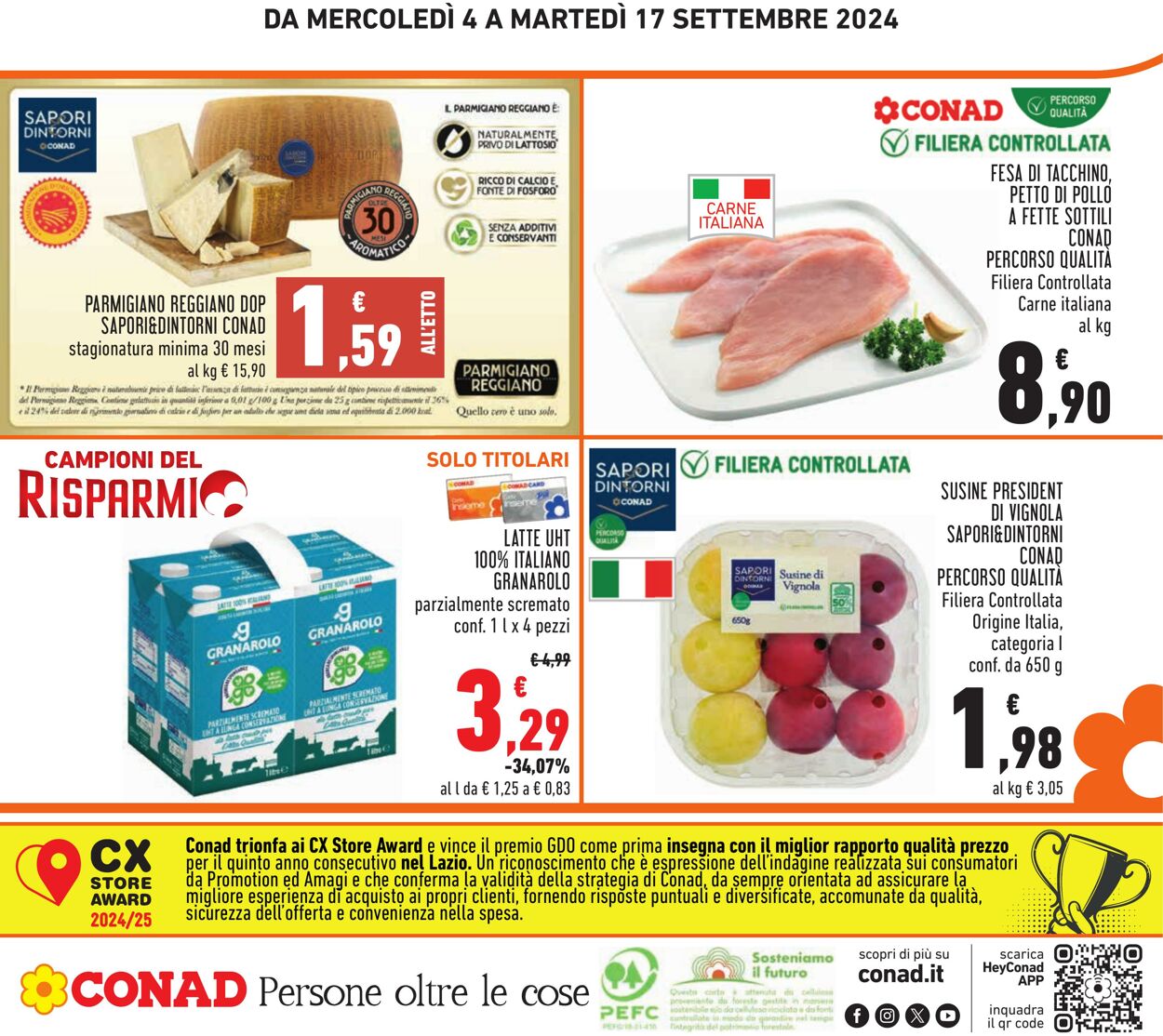 Volantino Conad 04.09.2024 - 17.09.2024