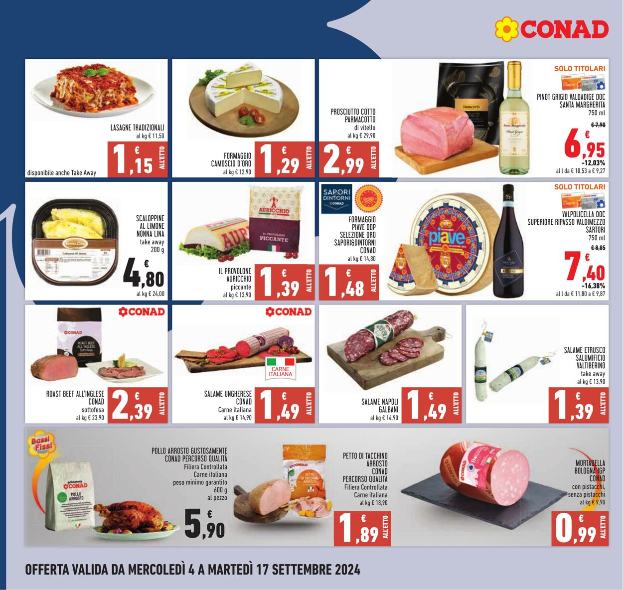 Volantino Conad 04.09.2024 - 17.09.2024