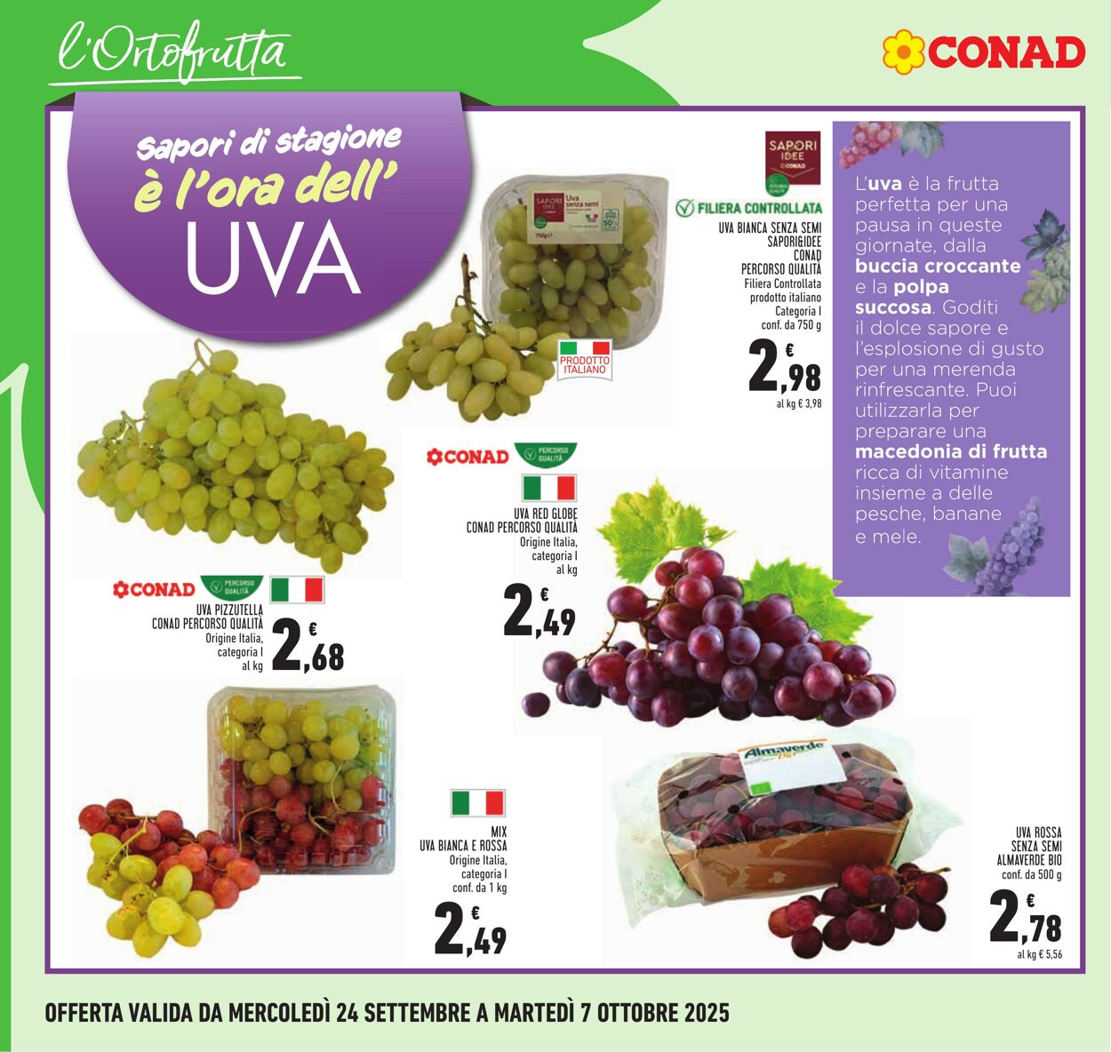 Volantino Conad 19.09.2025 - 19.09.2025