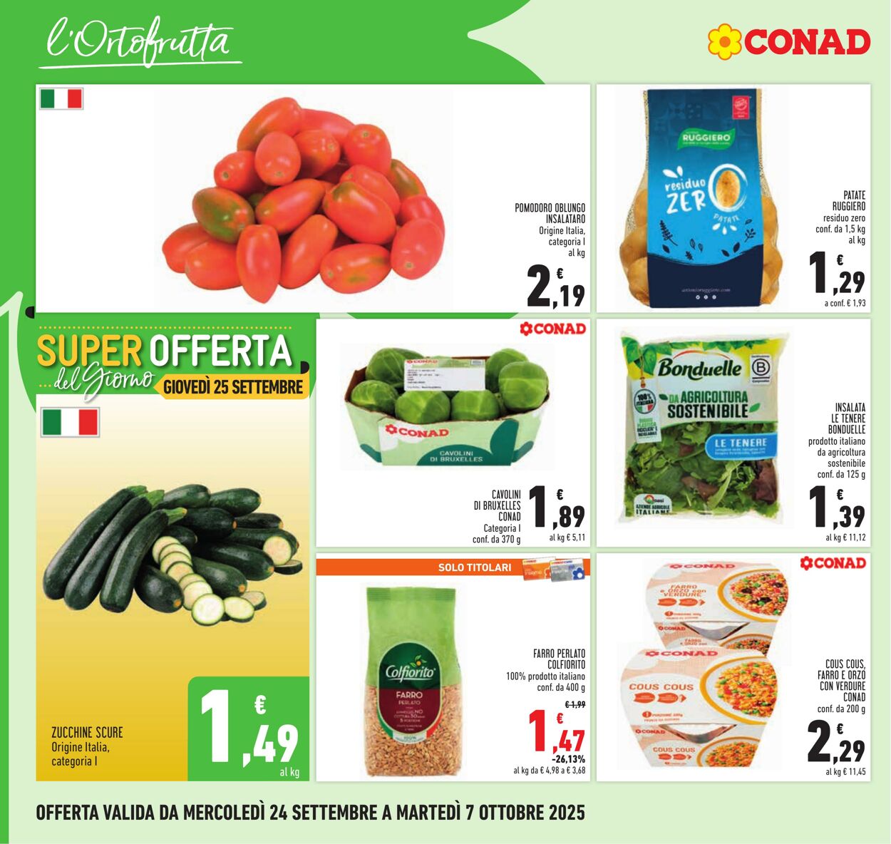 Volantino Conad 19.09.2025 - 19.09.2025