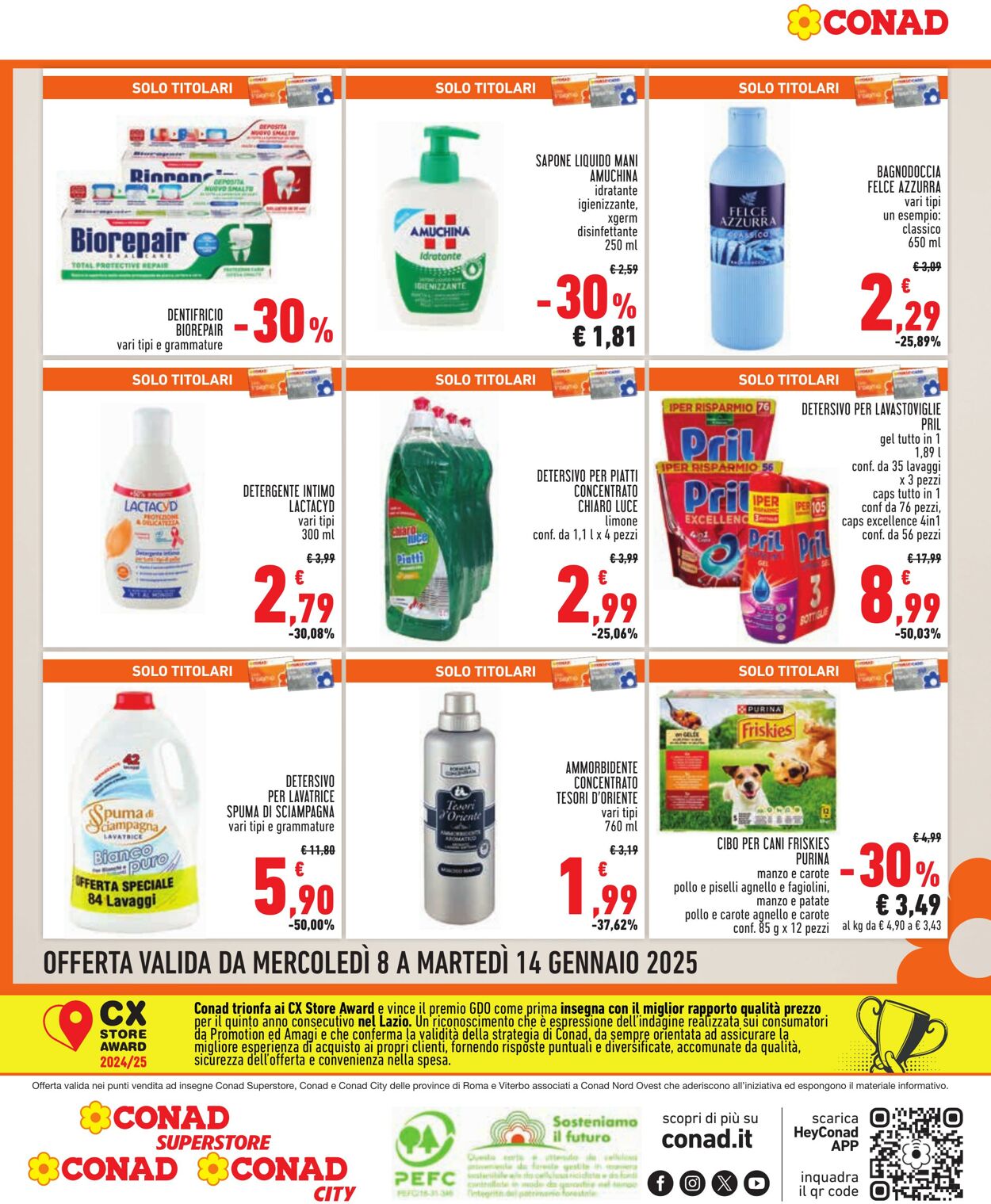 Volantino Conad 08.01.2025 - 14.01.2025