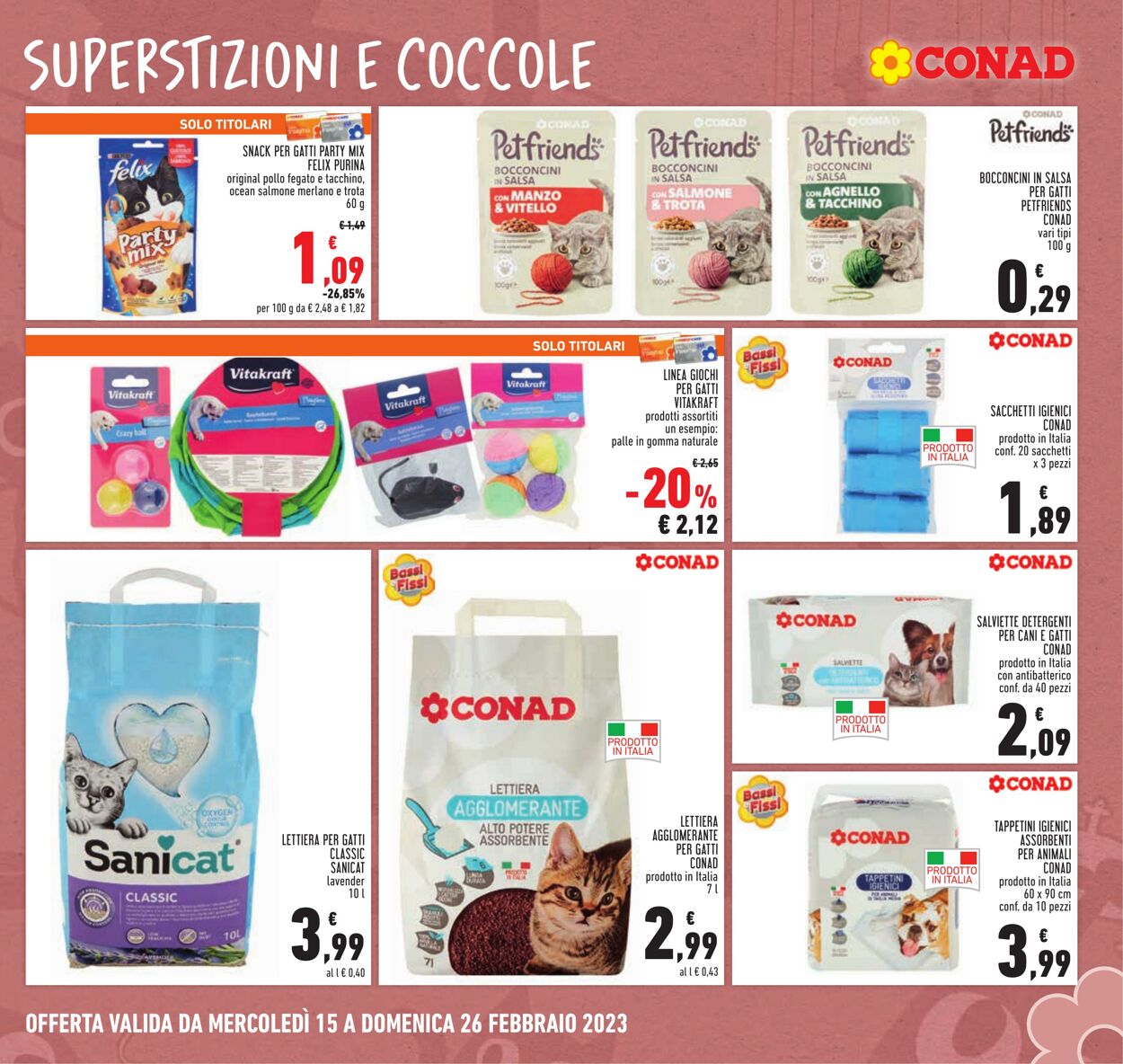 Volantino Conad 15.02.2023 - 26.02.2023