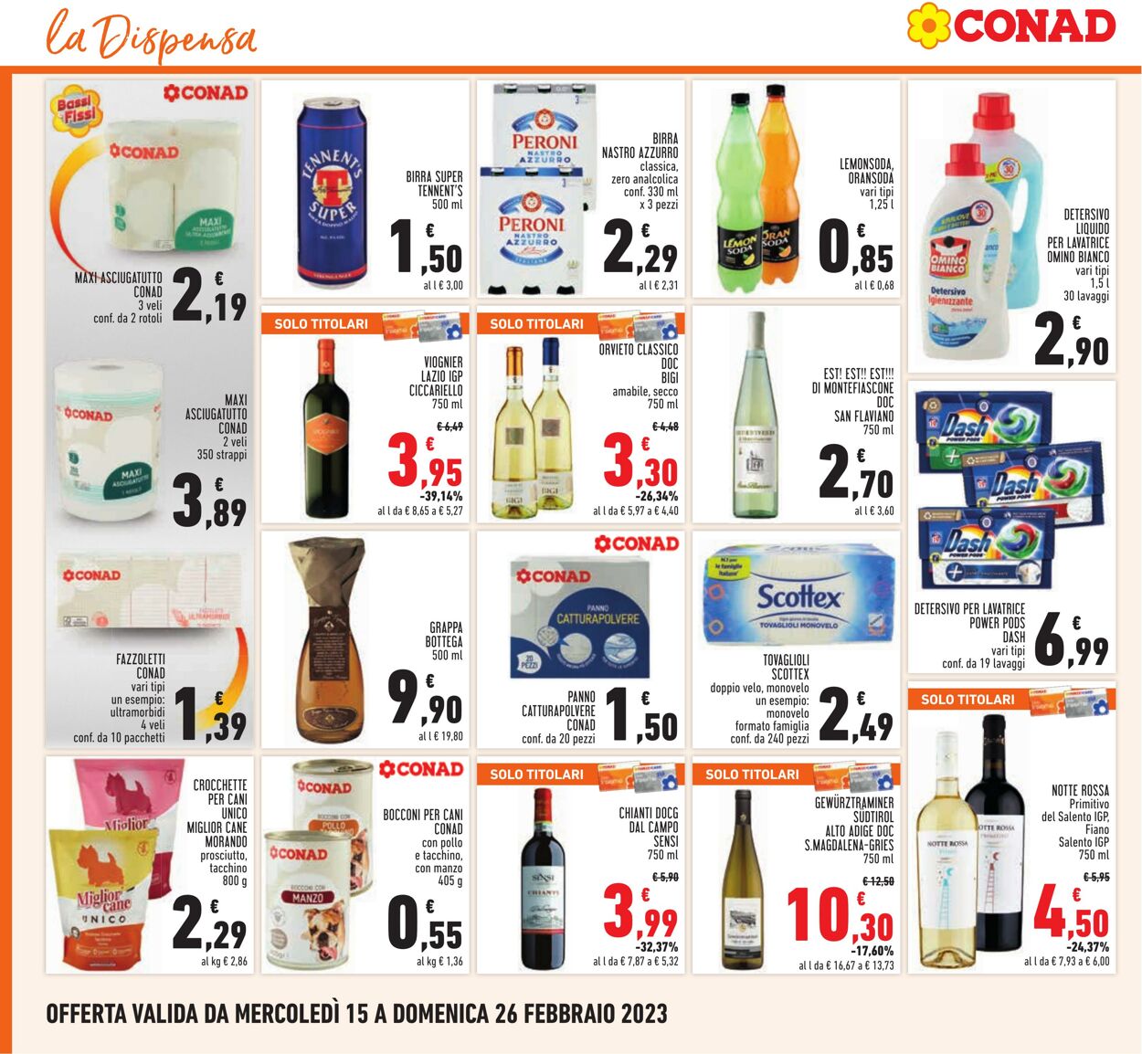 Volantino Conad 15.02.2023 - 26.02.2023