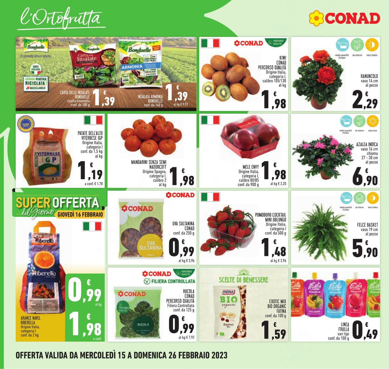 Volantino Conad 15.02.2023 - 26.02.2023