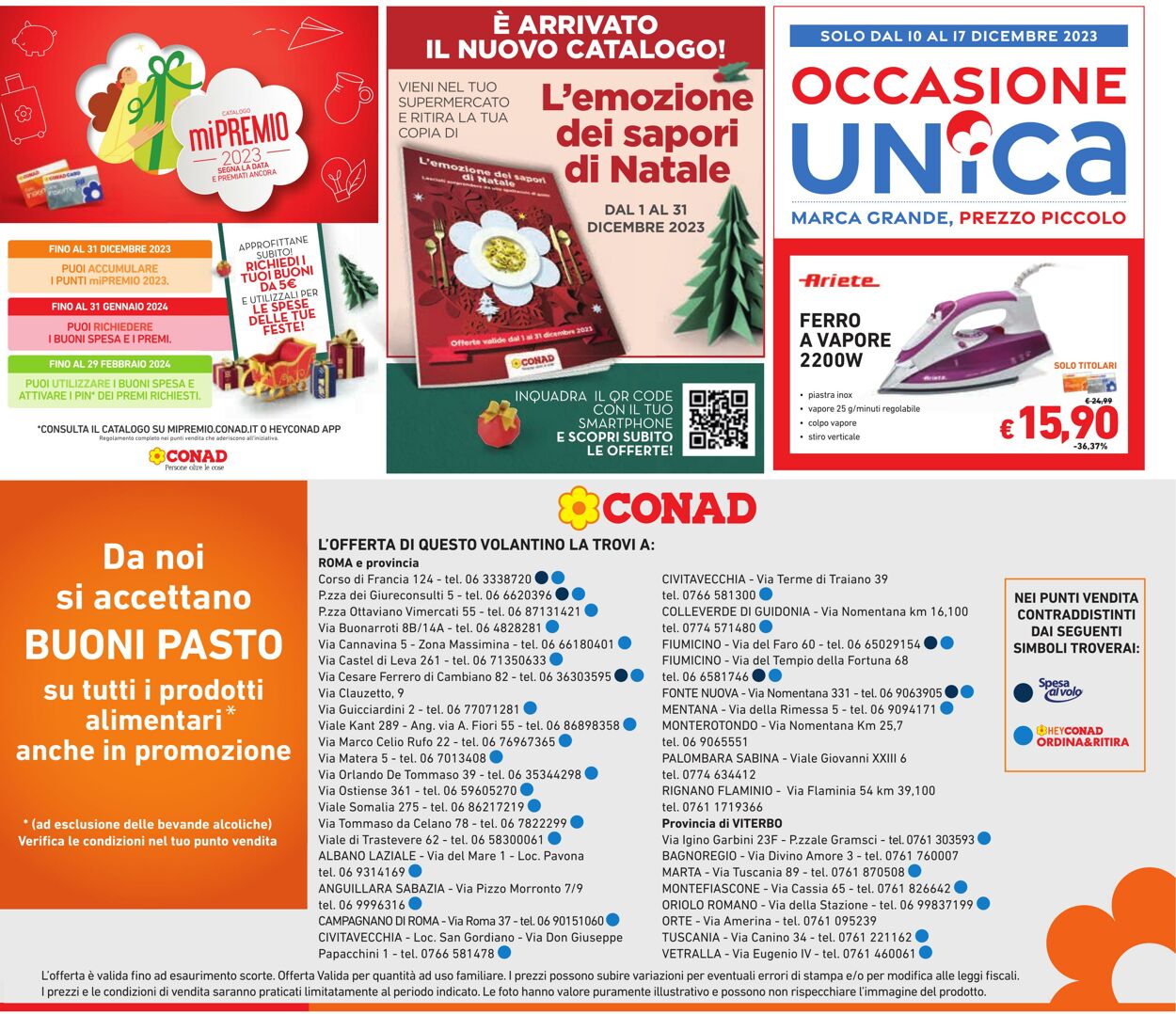 Volantino Conad 01.11.2023 - 10.12.2023