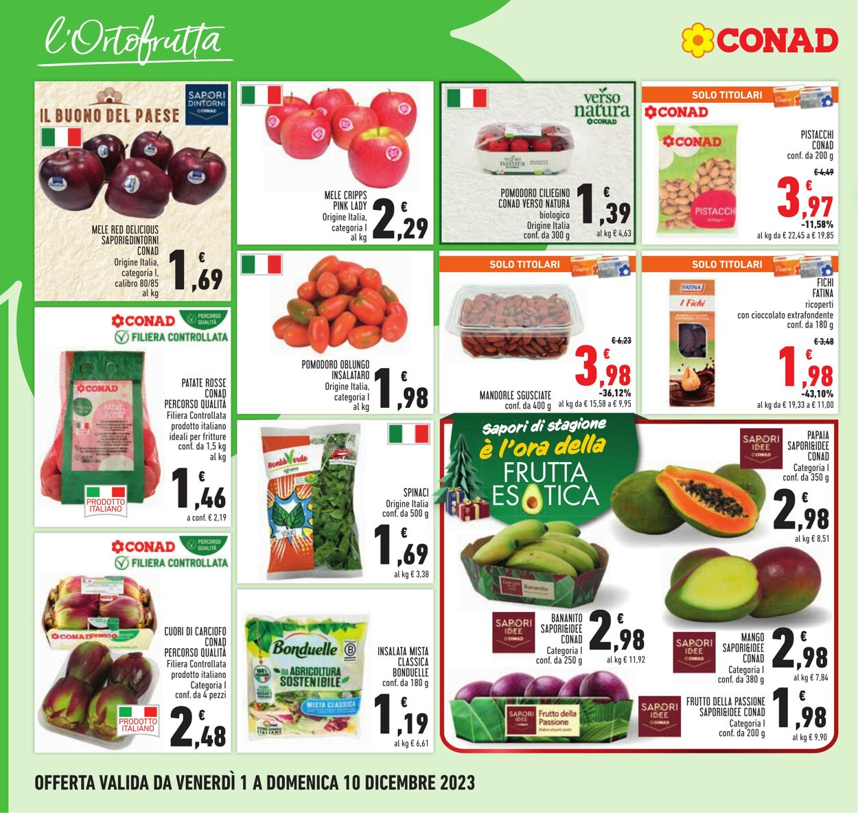 Volantino Conad 01.11.2023 - 10.12.2023