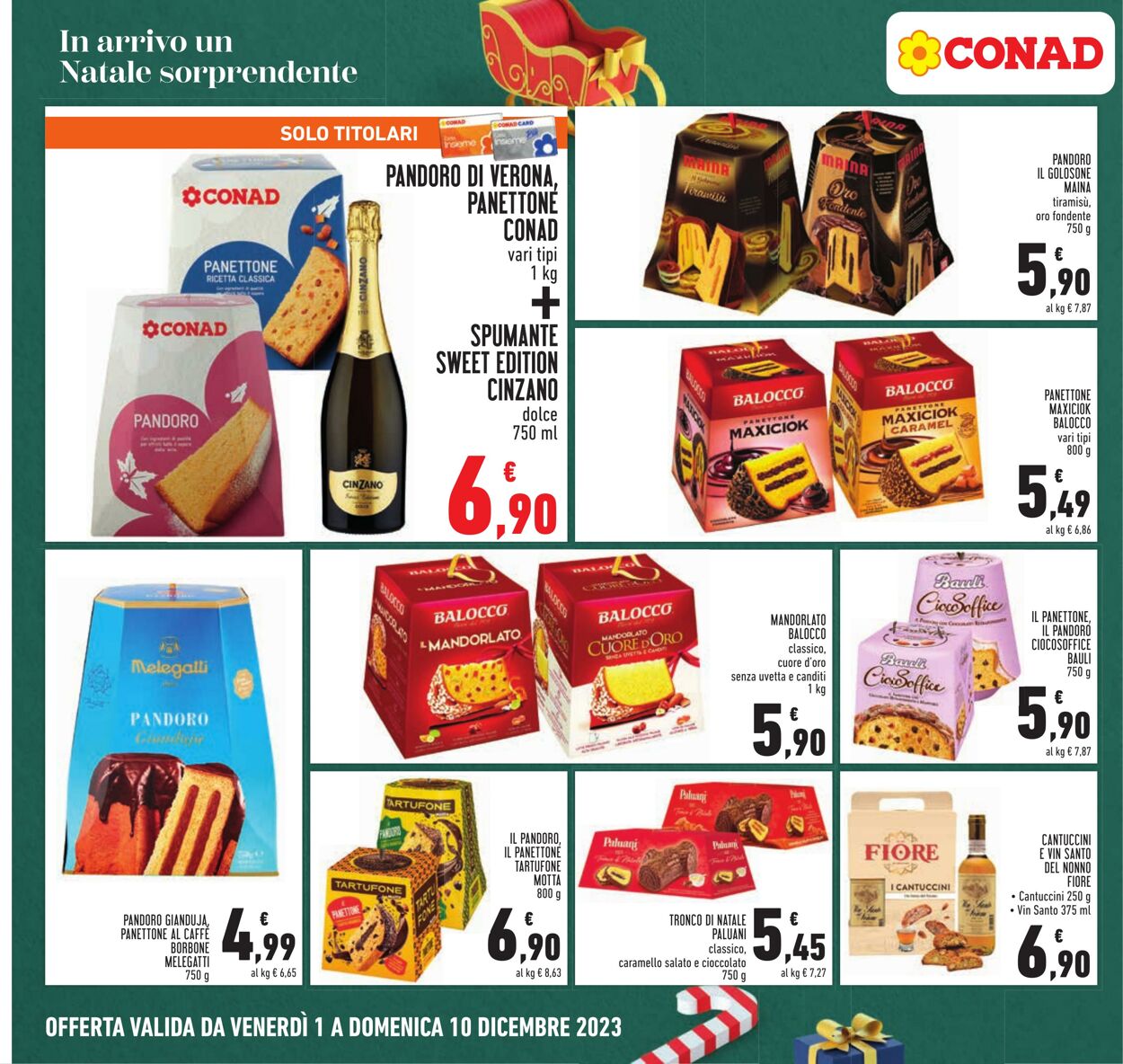 Volantino Conad 01.11.2023 - 10.12.2023