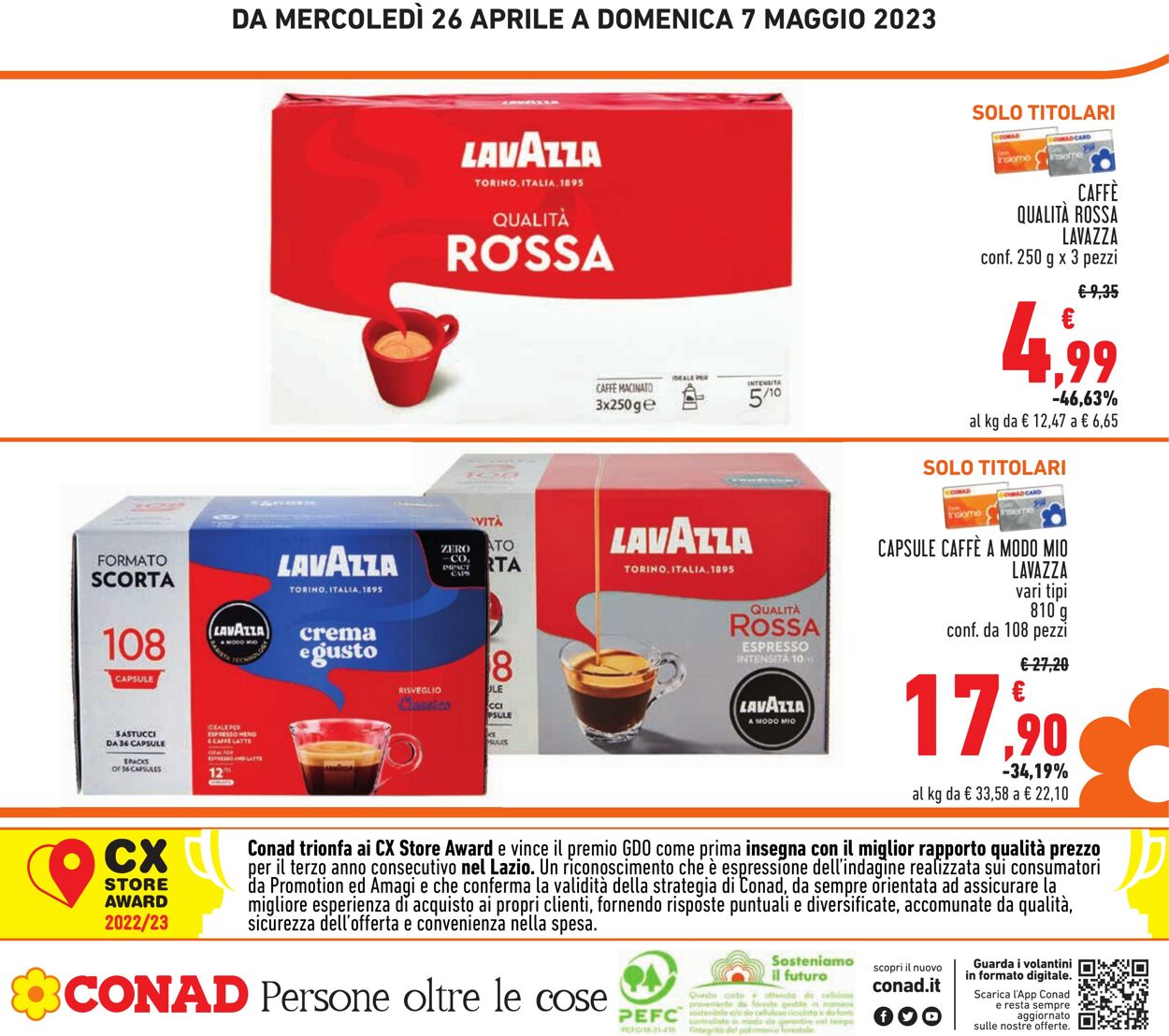 Volantino Conad 26.04.2023 - 07.05.2023