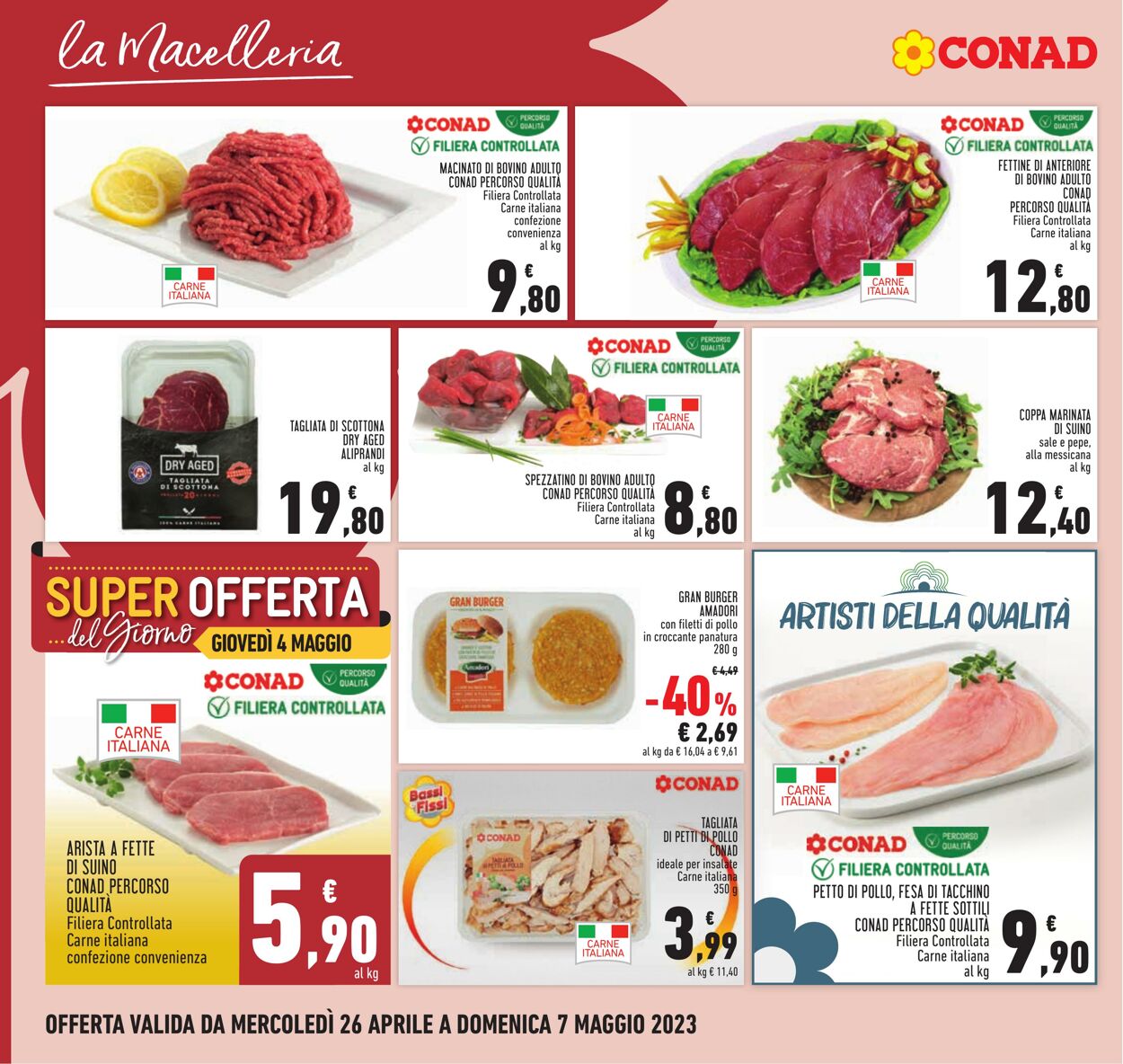 Volantino Conad 26.04.2023 - 07.05.2023